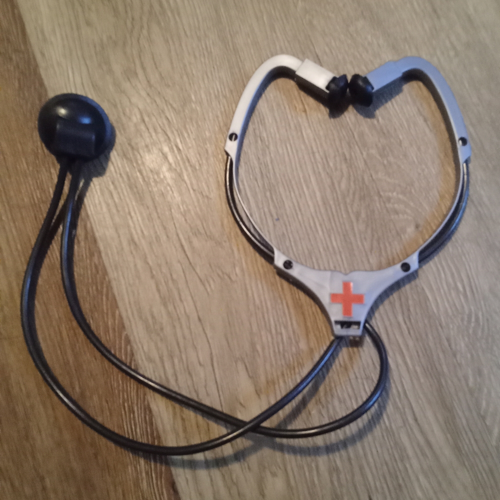 Dreamgirl Black and White Stethoscope Accessory